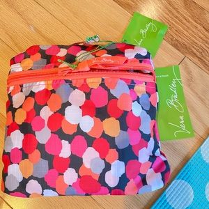 Brand New Vera Bradley Backpack in Pouch NWT (Collapsible) Confetti Design
